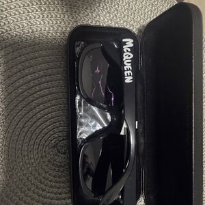 Alexander McQueen Black Sunglasses